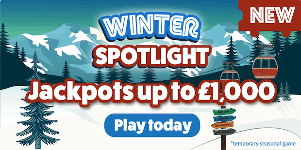 Play Winter Spotlight Bingo